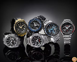 GXH6248-BG37 Golden Strike Chrono – Premium Gold &amp; Black Analog-Digital Watch
