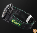 ECX7892-BG36  Velocity Green Carbon – Premium Motorsport Chronograph Watch