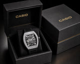 AUREX G-1000-SKELETON AUTOMATIC SILVER WATCH