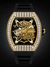 AUREX G-10000MS-AUTOMATIC GOLDEN WATCH