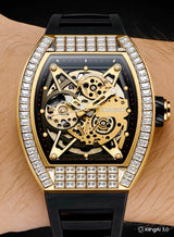 AUREX G-10000MS-AUTOMATIC GOLDEN WATCH