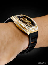 AUREX G-10000MS-AUTOMATIC GOLDEN WATCH